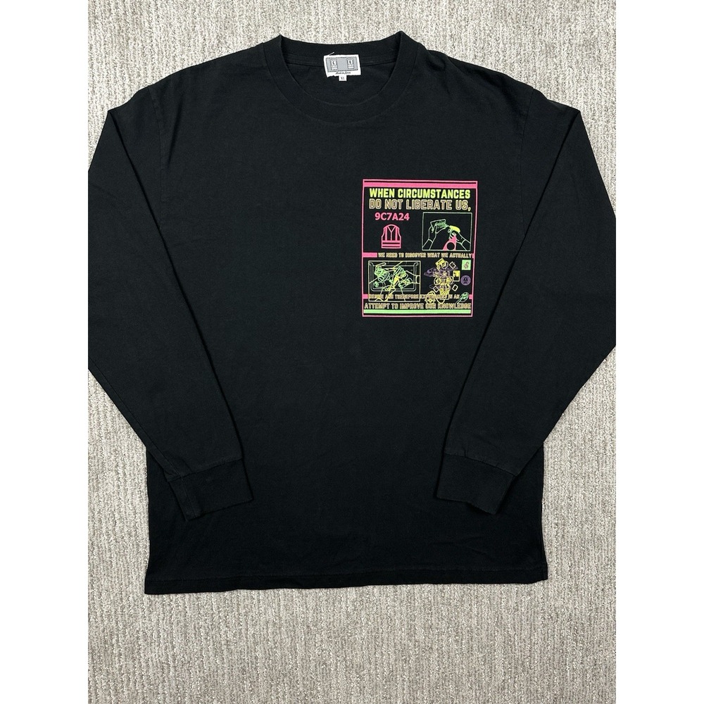 Cav Empt Circumstances Long Sleeve Black Made In Japan Back Hit XL